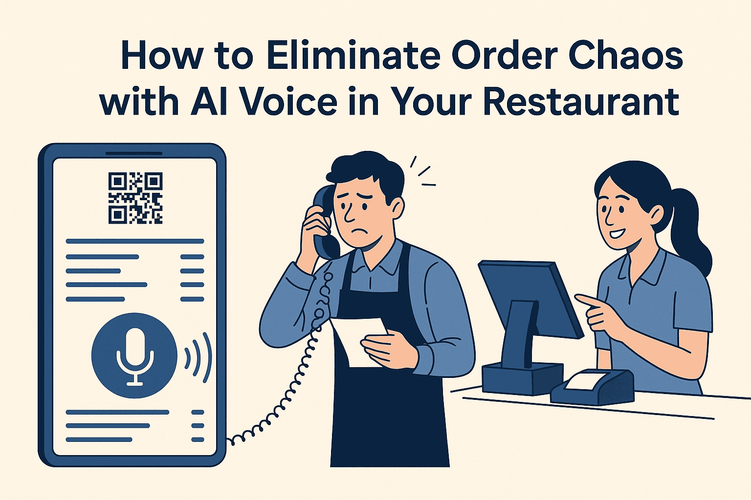 How to Eliminate Order Chaos with AI Voice ordering in Your Restaurant