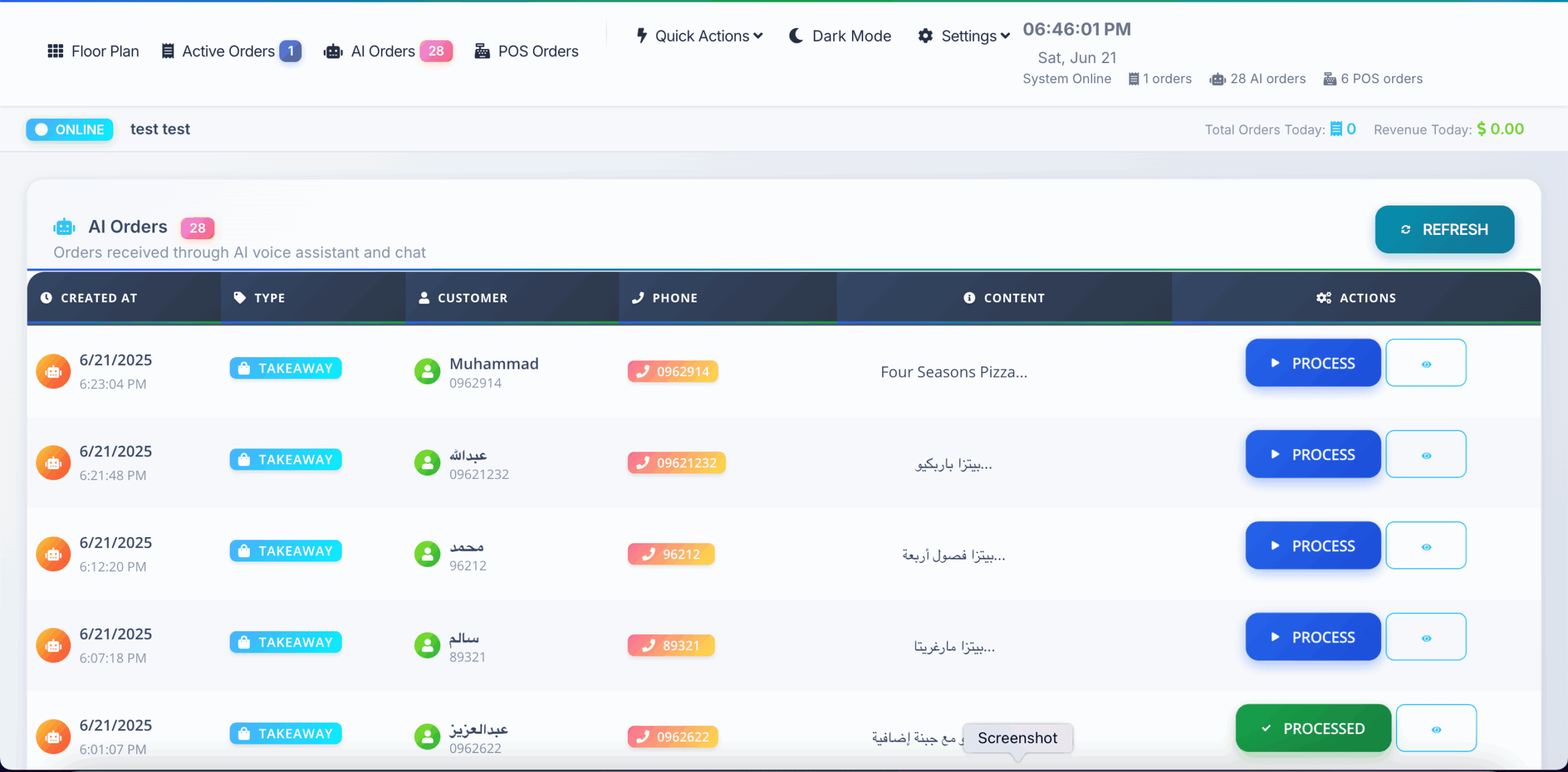 MenuTura pos update 2